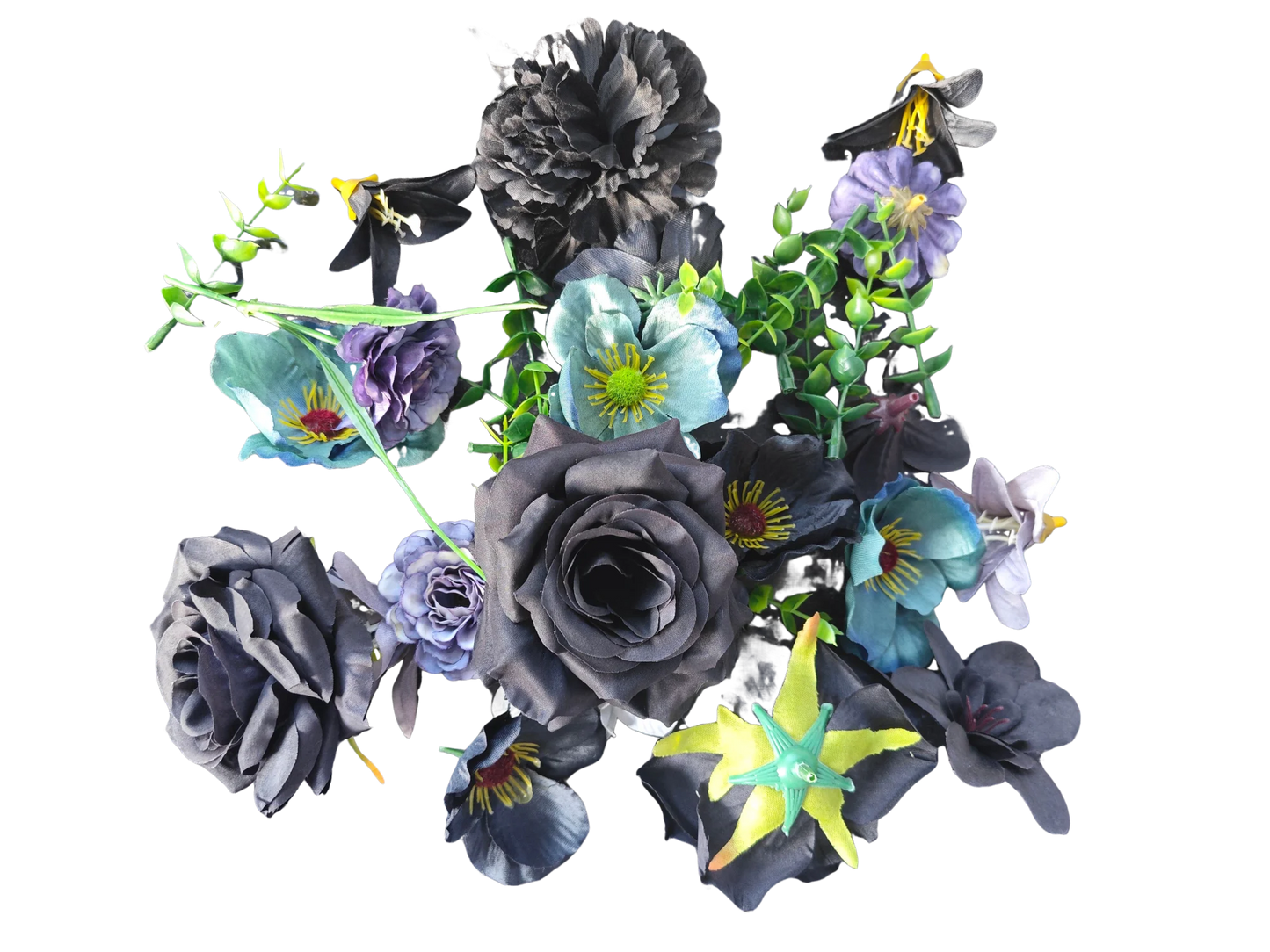 Aqumotic Flower Partition Room Dividers Hanging Curtain Wire DIY Random Plants 50/100pcs Divider for Room Separation