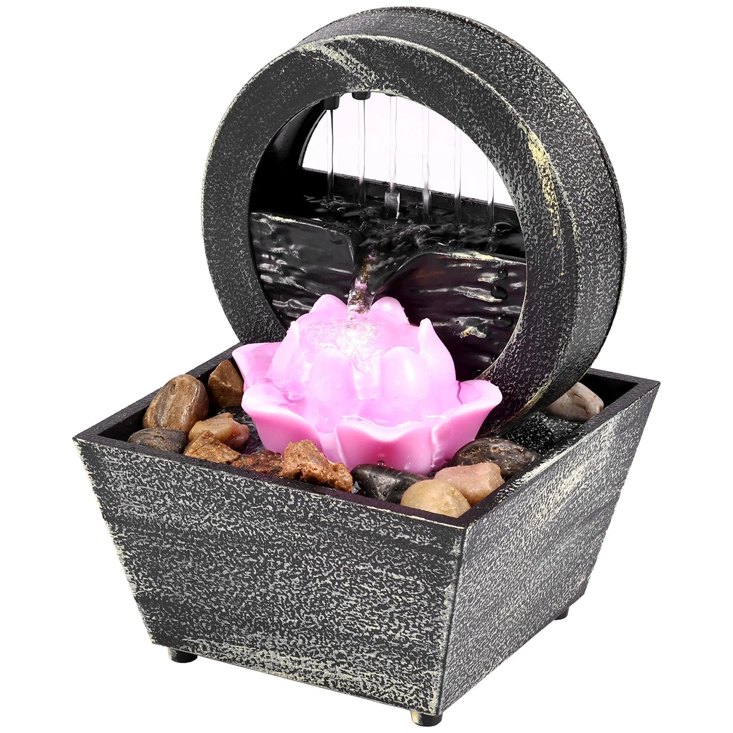 Desktop Water Fountain Decor Table Top Fountain Relaxation