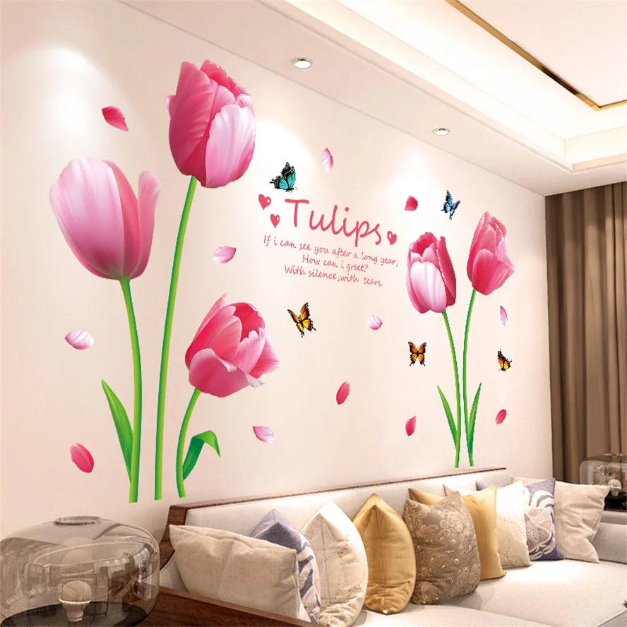Wall Sticker-Flower Self-adhesive Home Decor