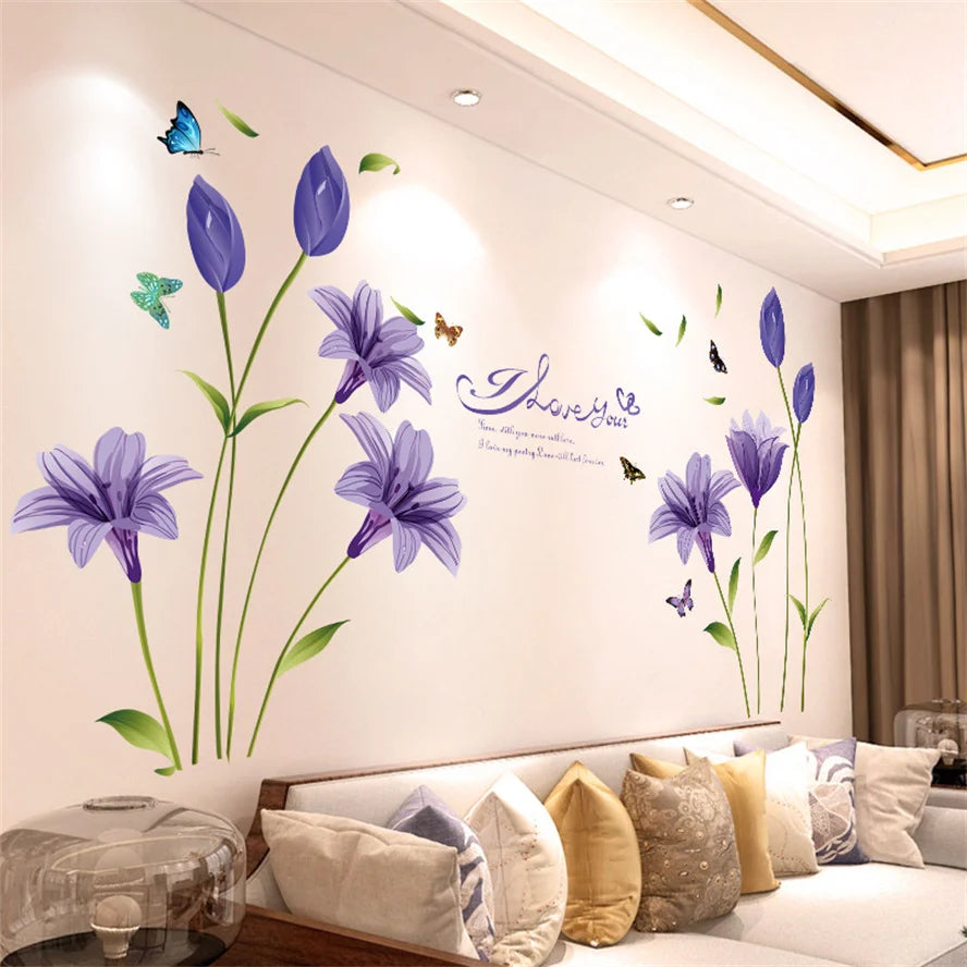 Wall Sticker-Flower Self-adhesive Home Decor