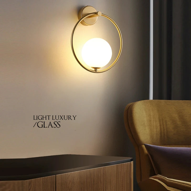 Bedroom LED Wall Lights with G9 Light Bulb for Bedroom Living Room Nordic LED Wall Lamps Wall Sconce Decor for TV Background