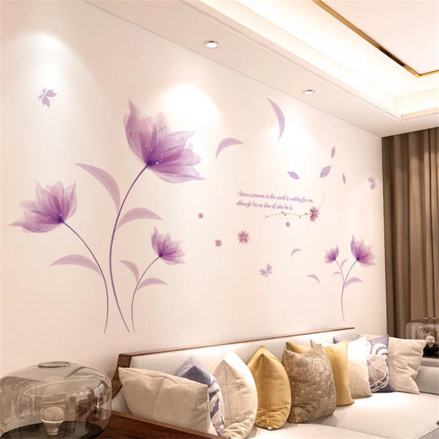 Wall Sticker-Flower Self-adhesive Home Decor