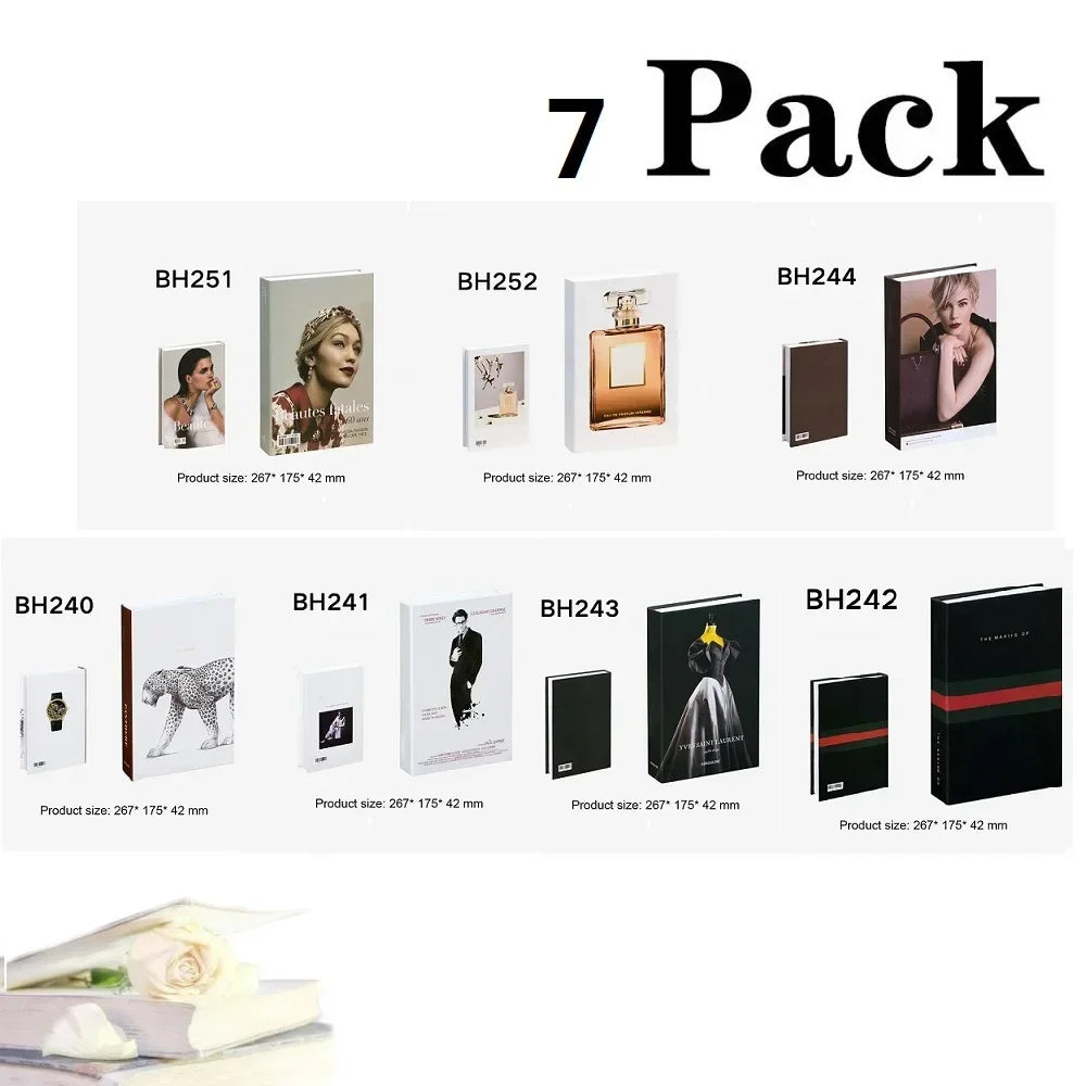 Modern Books Simulation Decoration