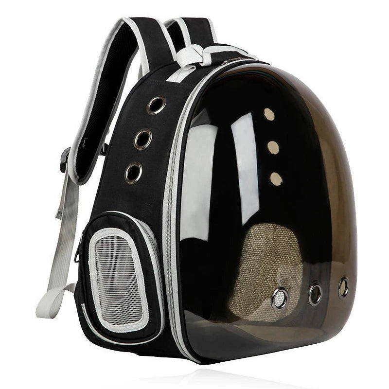Pet Carrier/Backpacks: Transparent "Space capsules"