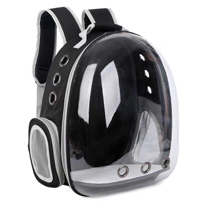 Pet Carrier/Backpacks: Transparent "Space capsules"