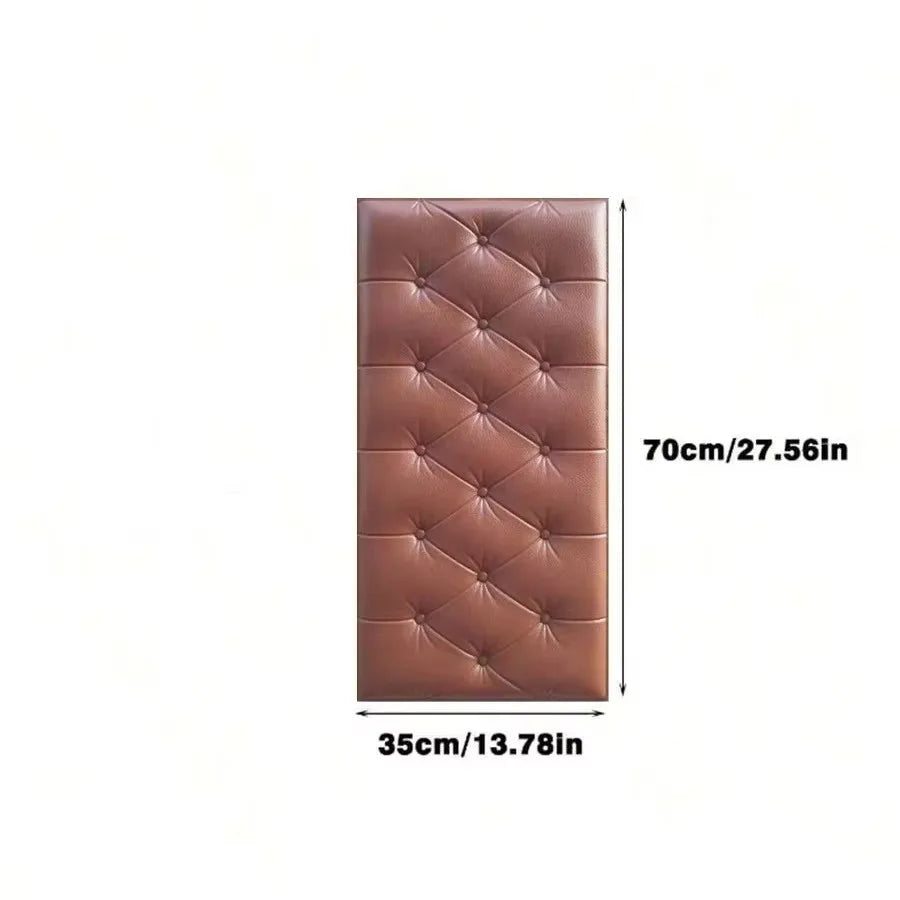Bed Headboards Background Bedroom Decoration Self-Adhesive Foam Wall Panels, Peel and Stick Wall Decoration