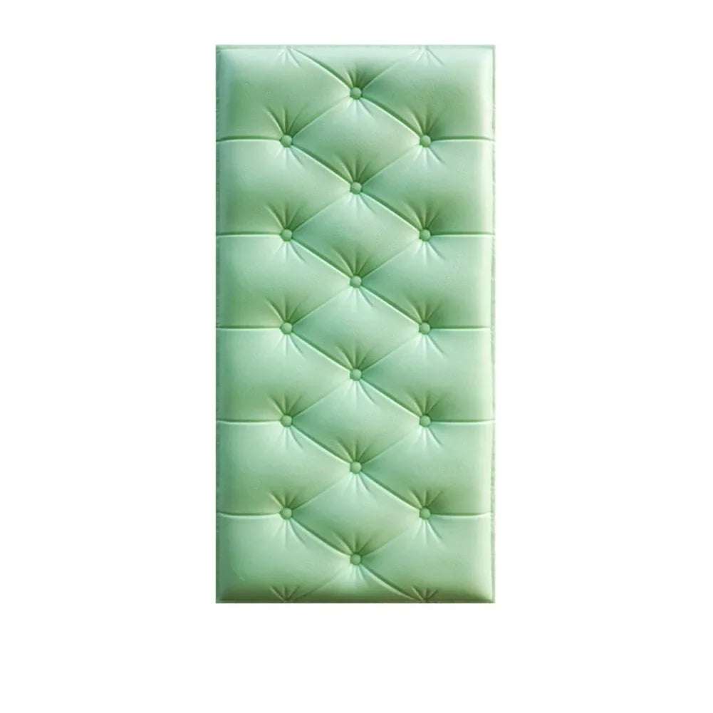 Bed Headboards Background Bedroom Decoration Self-Adhesive Foam Wall Panels, Peel and Stick Wall Decoration