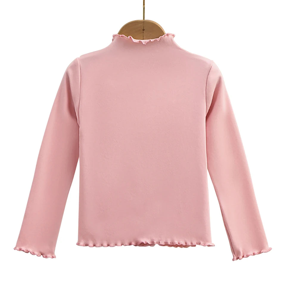 Solid Long Sleeve Shirt For Autumn and Winter - Fungus Edge