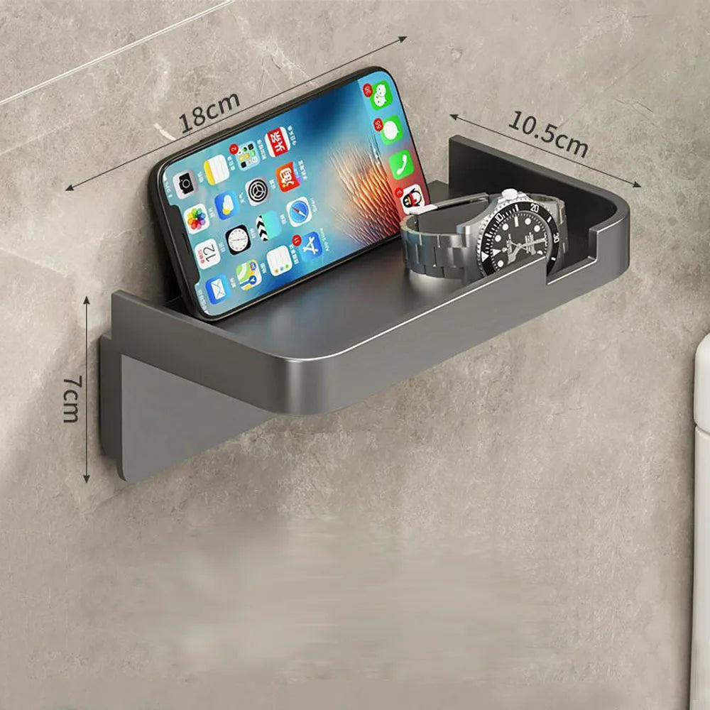 Tissue Hanger Toilet Paper Roll Holder Bathroom Accessories Storage Rack No Punching Paper Ttowel Storage Rrack Wall Mounted