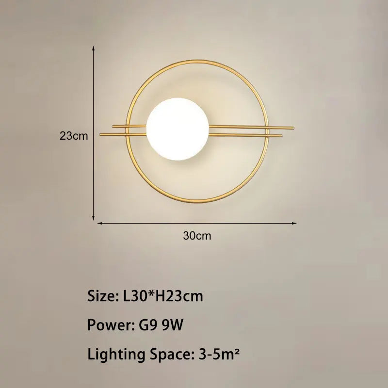 Bedroom LED Wall Lights with G9 Light Bulb for Bedroom Living Room Nordic LED Wall Lamps Wall Sconce Decor for TV Background