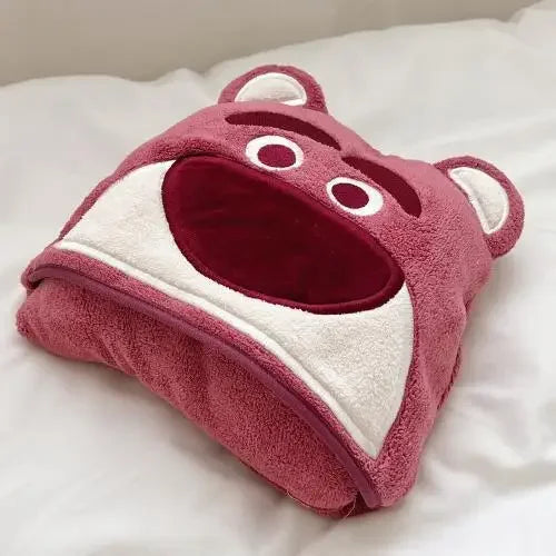 Cartoon Themed Hooded Bath Towel for Children