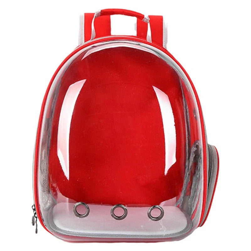 Pet Carrier/Backpacks: Transparent "Space capsules"