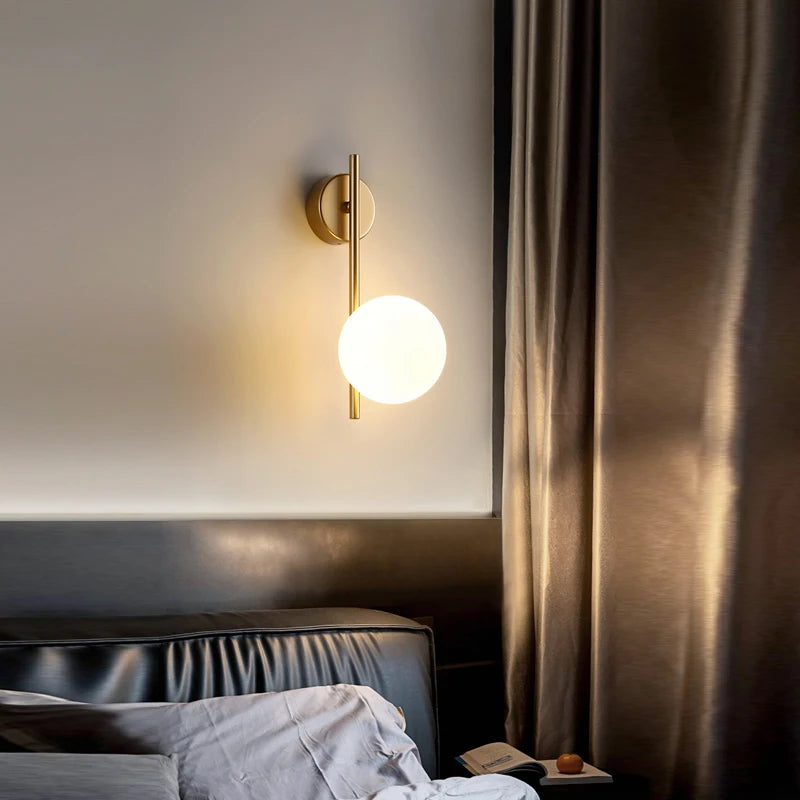 Bedroom LED Wall Lights with G9 Light Bulb for Bedroom Living Room Nordic LED Wall Lamps Wall Sconce Decor for TV Background