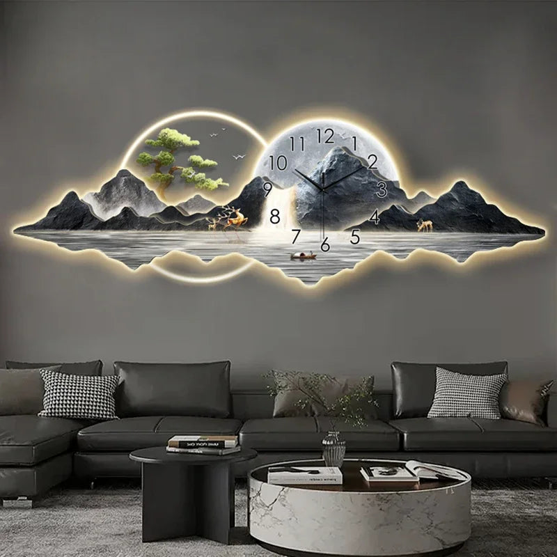 Luxury Wall Clock (Digital), Minimalist Design