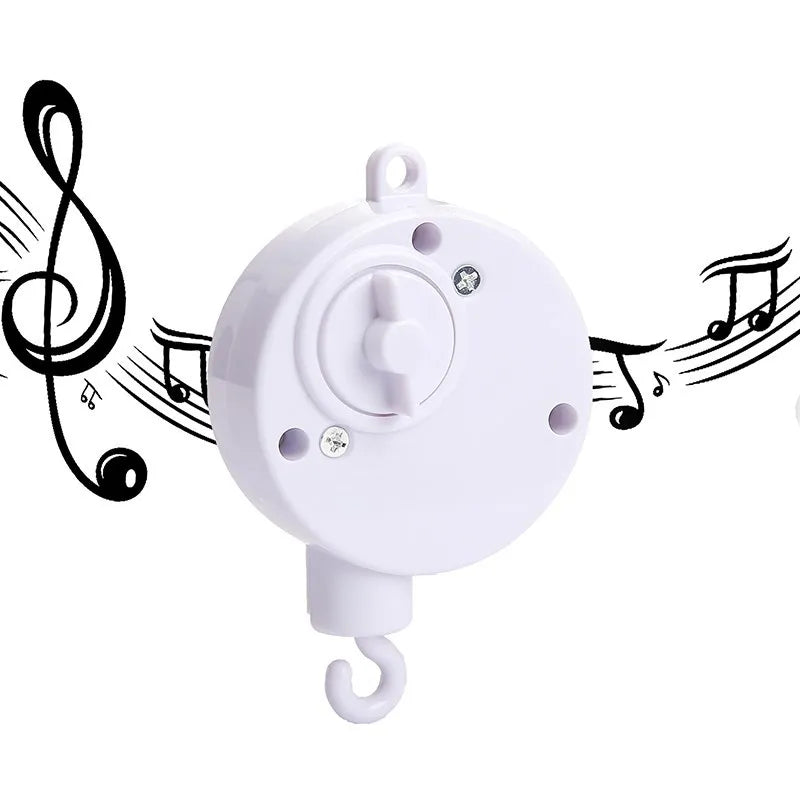Cartoon Felt Forest Animal Bed Bell Hanging Wooden Bracket Mobile