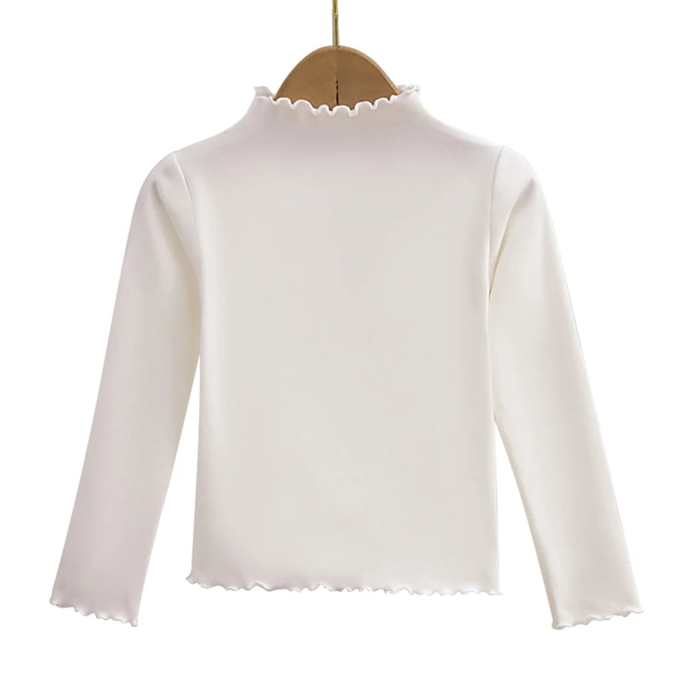 Solid Long Sleeve Shirt For Autumn and Winter - Fungus Edge