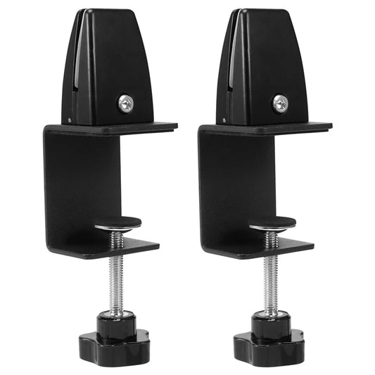 2 Pcs Office Desk Divider Clamp Privacy Screen Clip Holder Bracket Screen Baffle Clamp Partition For Table Clamp