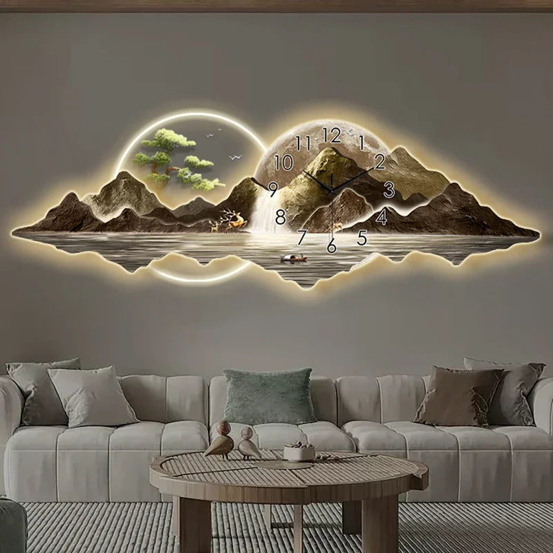 Luxury Wall Clock (Digital), Minimalist Design