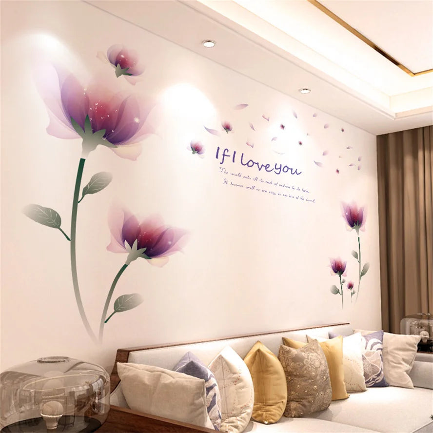 Wall Sticker-Flower Self-adhesive Home Decor