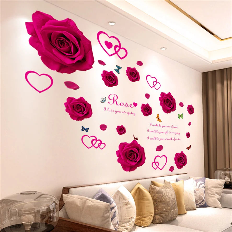 Wall Sticker-Flower Self-adhesive Home Decor