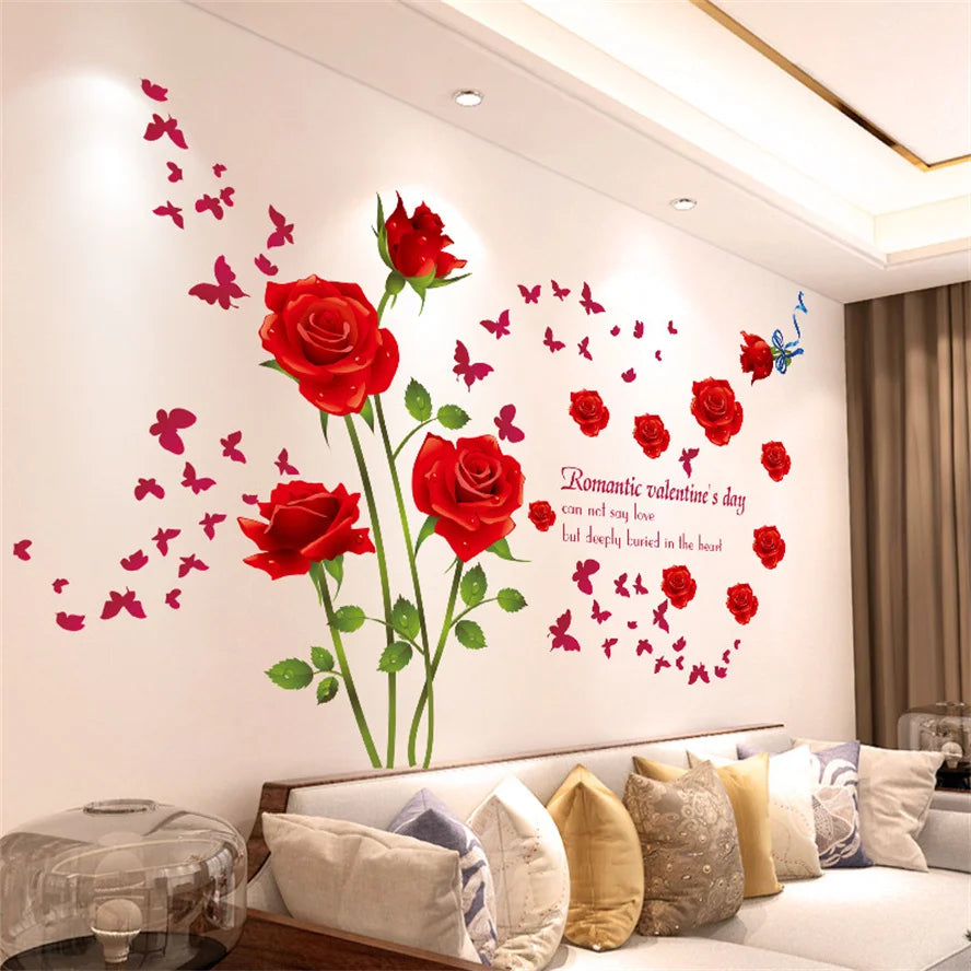 Wall Sticker-Flower Self-adhesive Home Decor