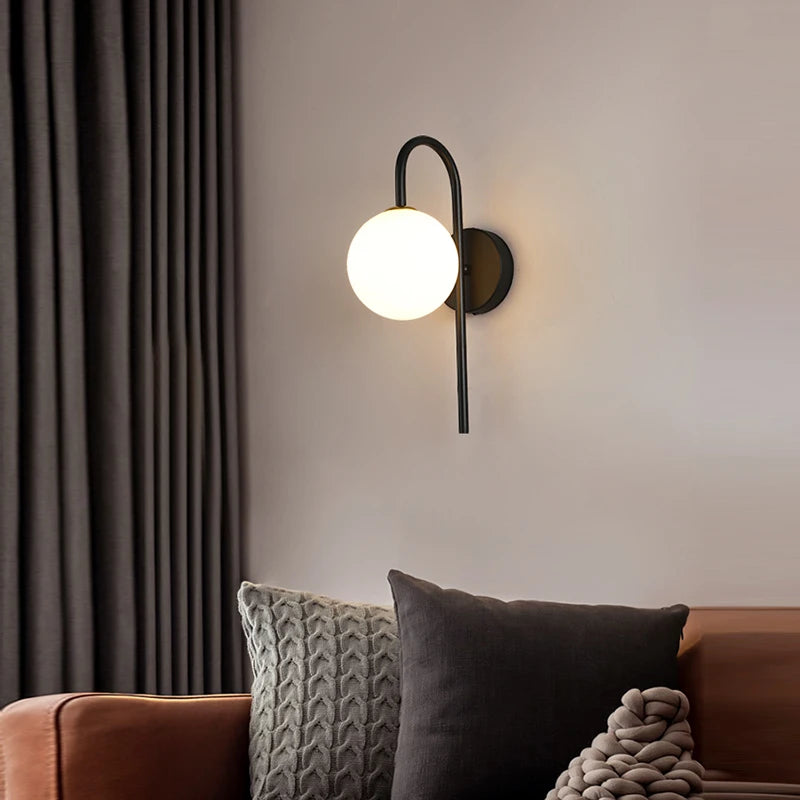 Bedroom LED Wall Lights with G9 Light Bulb for Bedroom Living Room Nordic LED Wall Lamps Wall Sconce Decor for TV Background