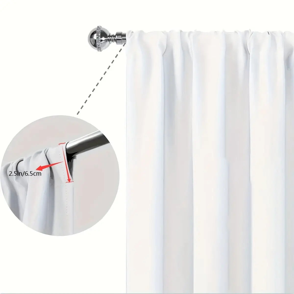 2 pieces - custom - printed curtain - polyester material - for bedroom living room study anti-privacy curtain