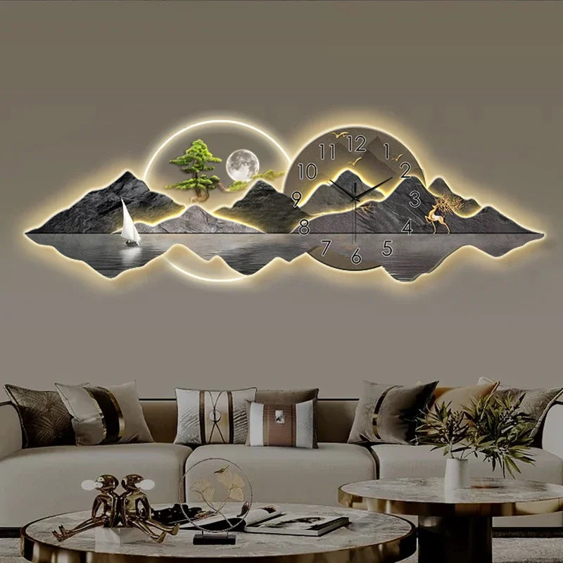 Luxury Wall Clock (Digital), Minimalist Design