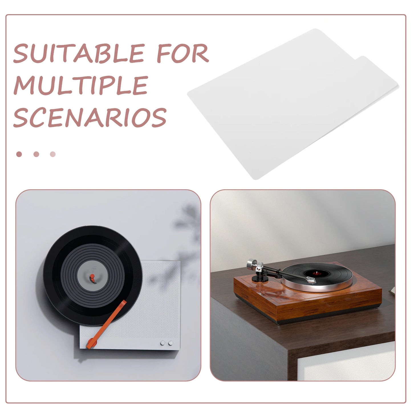 13 pcs Vinyl Record Divider Thick Plastic DIY Spacesaving Bookshelf Dividers Index Card Tabs Comic Isolation Board CD Case