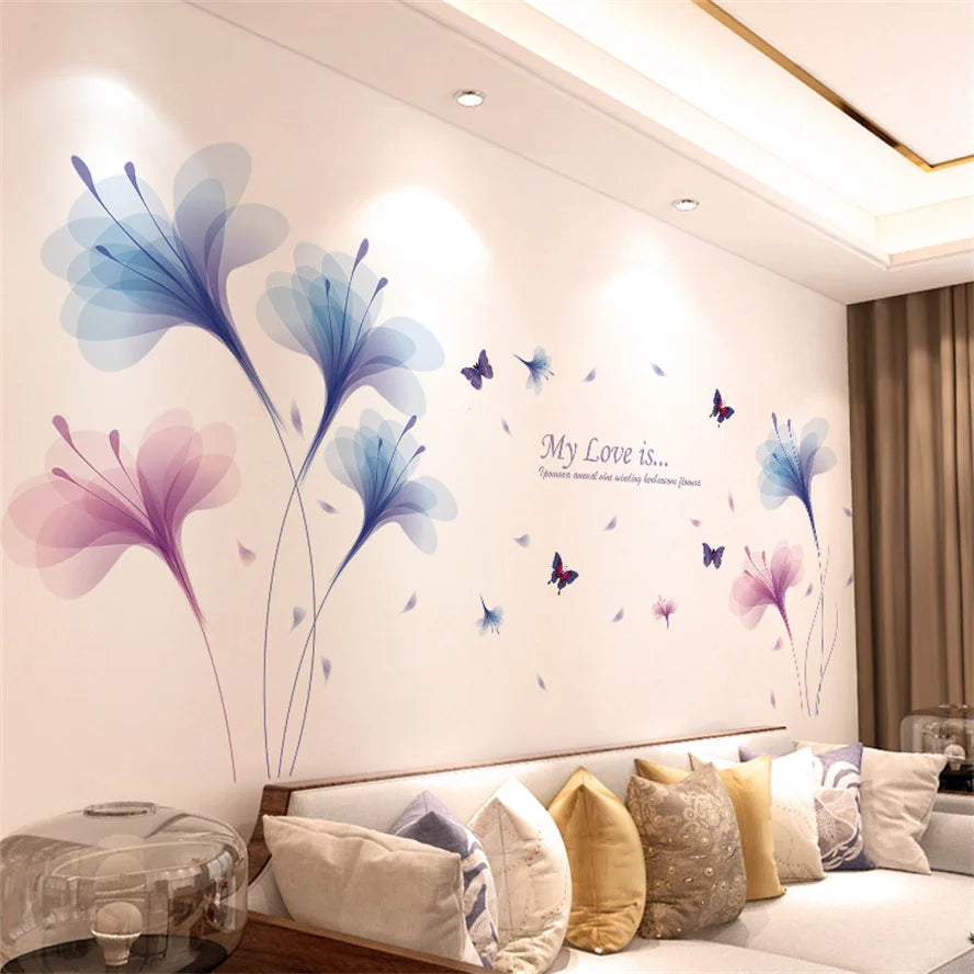 Wall Sticker-Flower Self-adhesive Home Decor