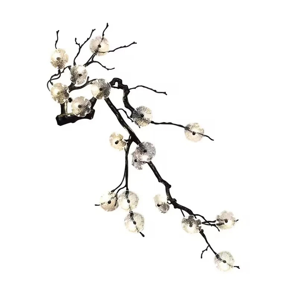 Branch Design Copper Wall Lights For Living Room Black Gold Applique Murale Bedside Lamp
