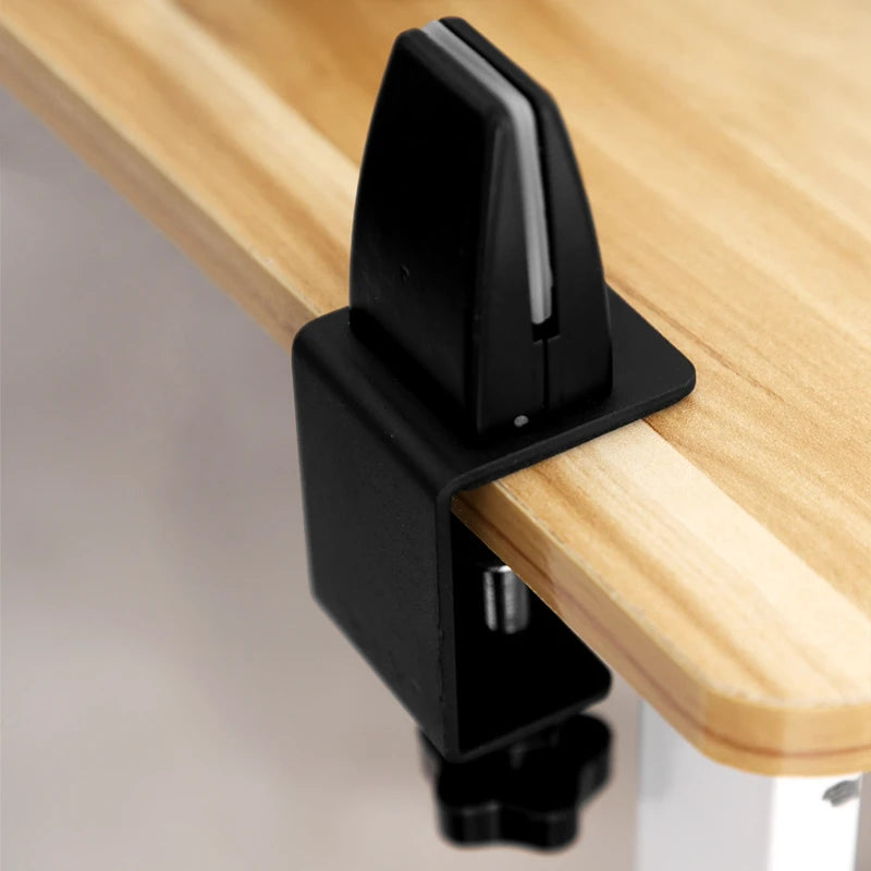 2 Pcs Office Desk Divider Clamp Privacy Screen Clip Holder Bracket Screen Baffle Clamp Partition For Table Clamp