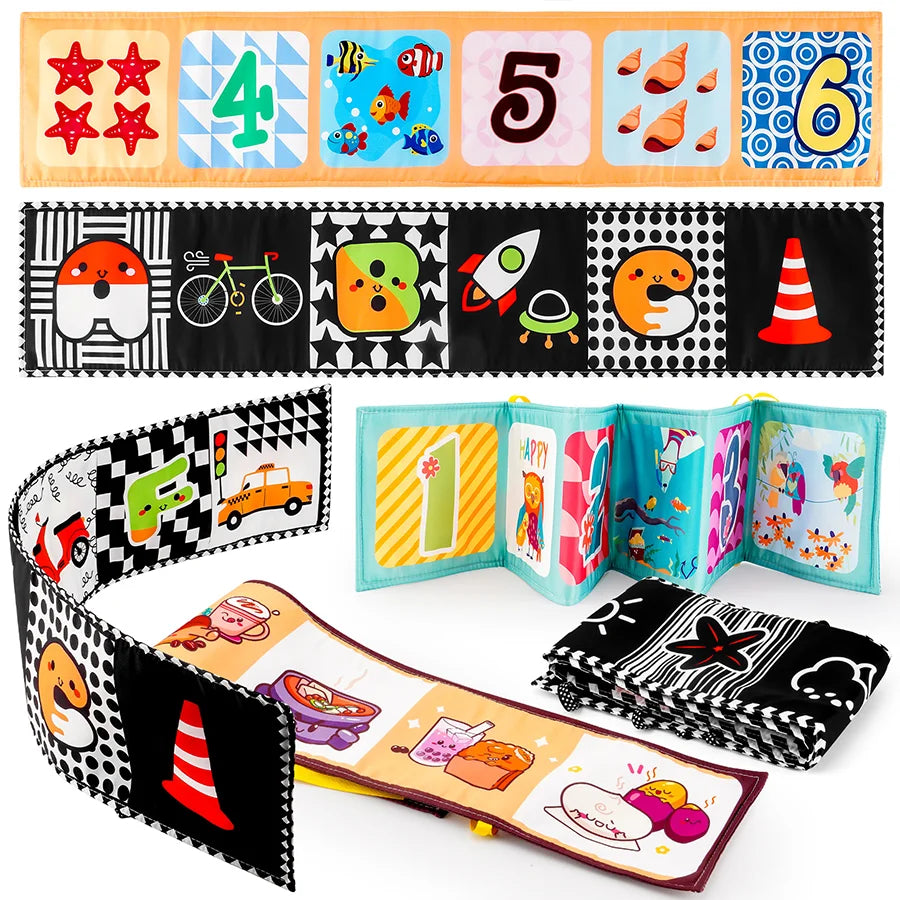 Early Learning Montessori Soft Cloth Book for Children Under 12 Months