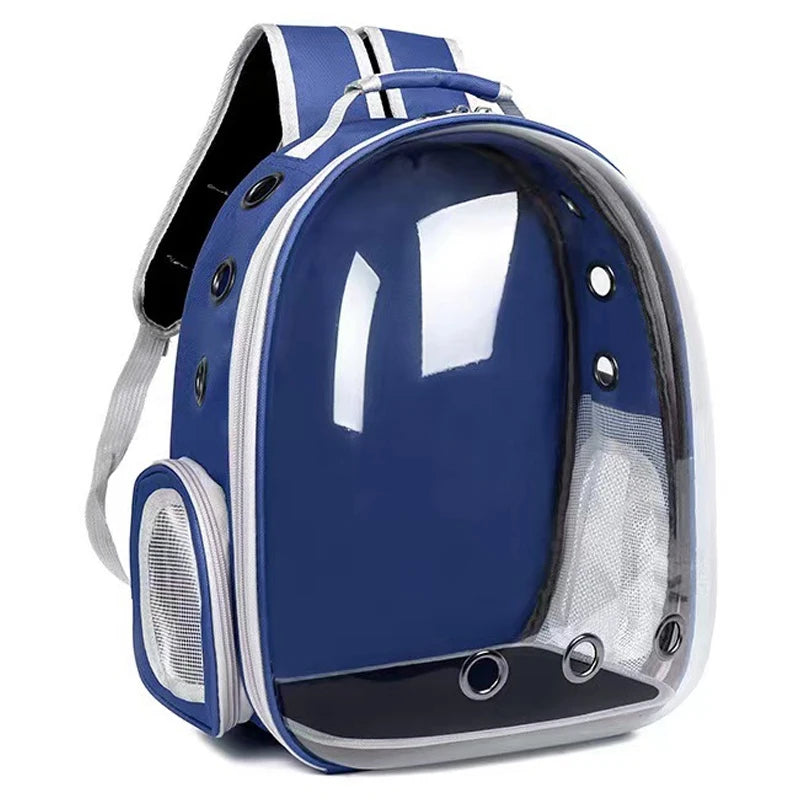 Pet Carrier/Backpacks: Transparent "Space capsules"