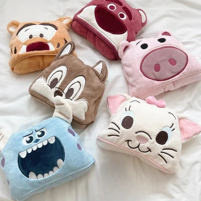 Cartoon Themed Hooded Bath Towel for Children