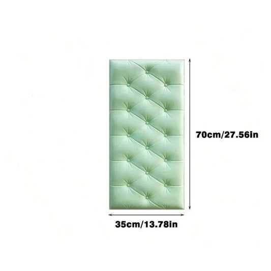 Bed Headboards Background Bedroom Decoration Self-Adhesive Foam Wall Panels, Peel and Stick Wall Decoration