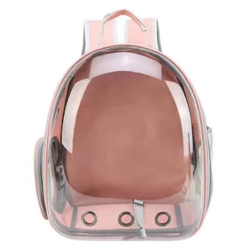 Pet Carrier/Backpacks: Transparent "Space capsules"