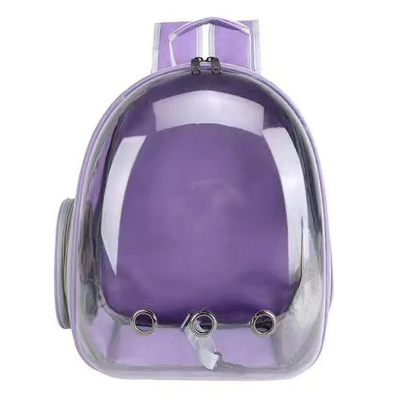 Pet Carrier/Backpacks: Transparent "Space capsules"