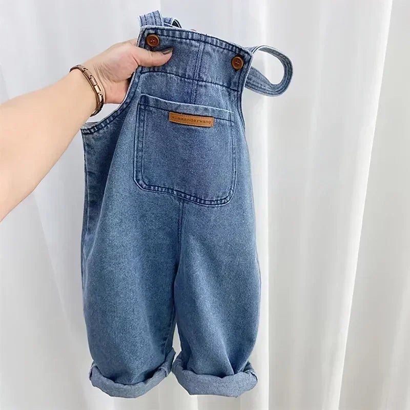 Overalls Solid Brief Style - Denim