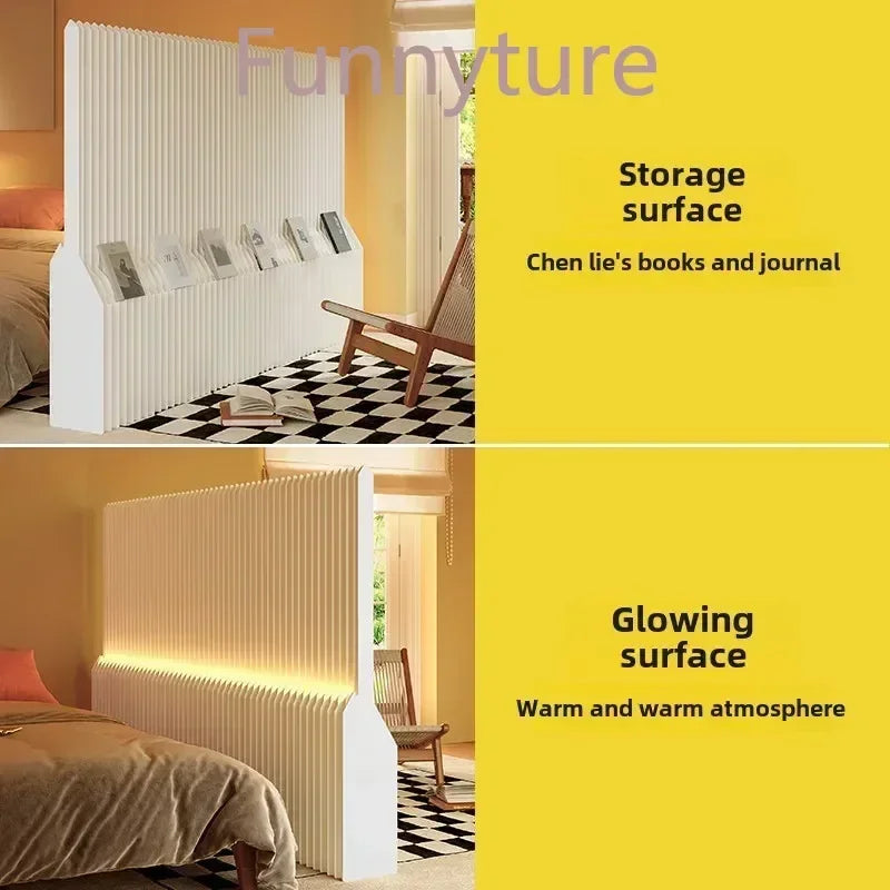 Folding expert light paper wall screen partition folding wall panel fence entrance room movable screen partition divider