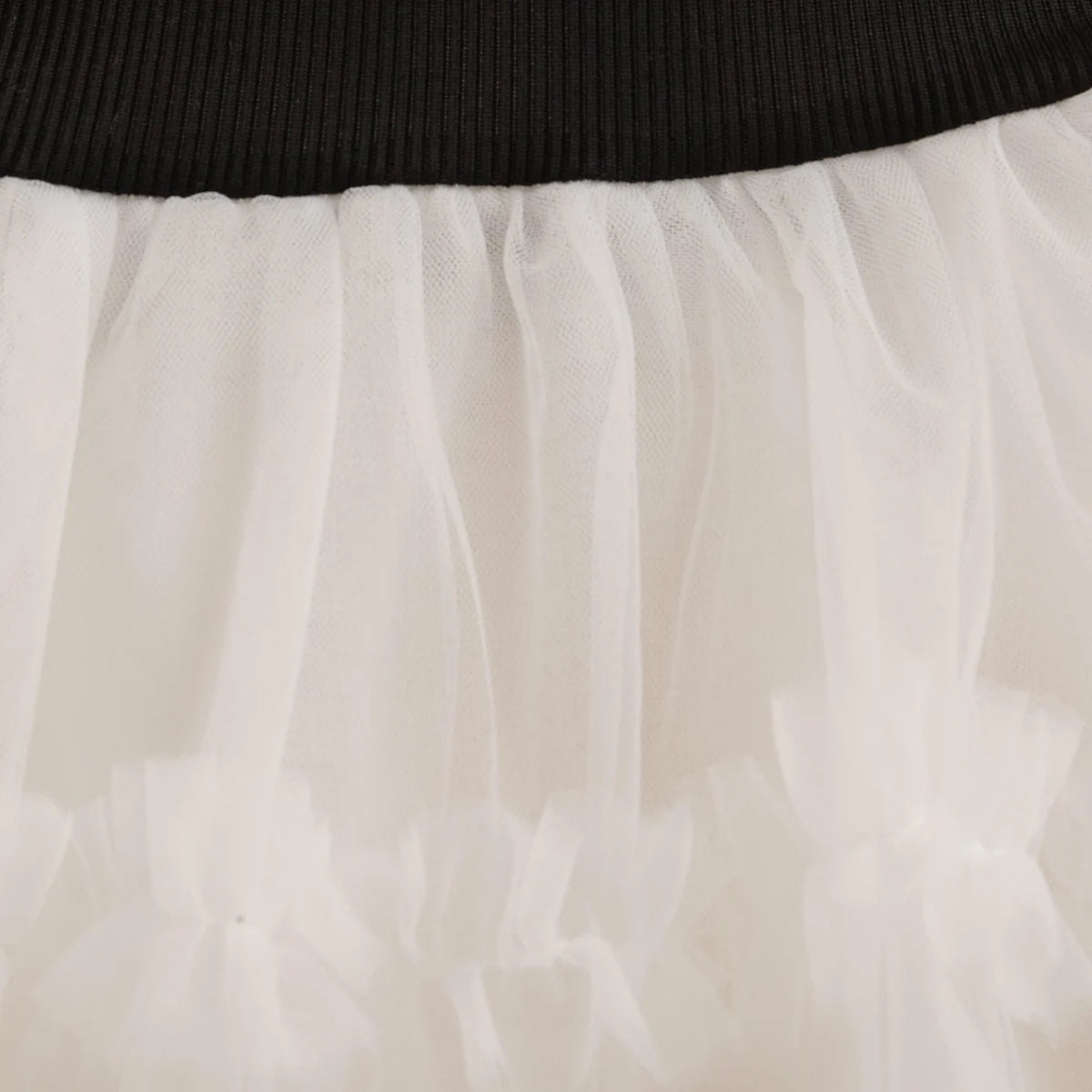 Princess Style White Chiffon Dress