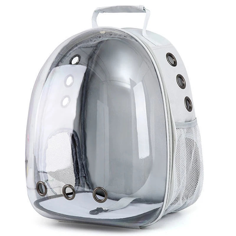 Pet Carrier/Backpacks: Transparent "Space capsules"
