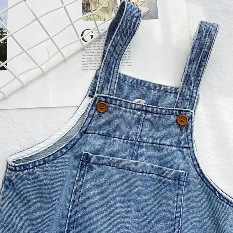 Overalls Solid Brief Style - Denim