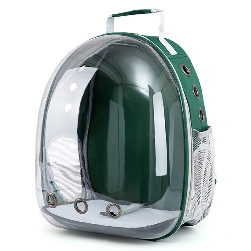 Pet Carrier/Backpacks: Transparent "Space capsules"