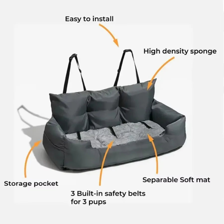 Travel Dog Car Seat Cover Folding Hammock
