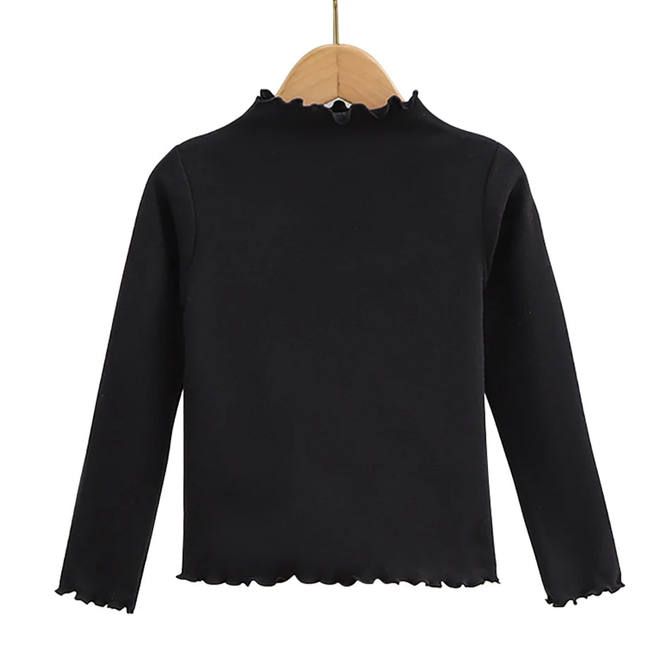 Solid Long Sleeve Shirt For Autumn and Winter - Fungus Edge