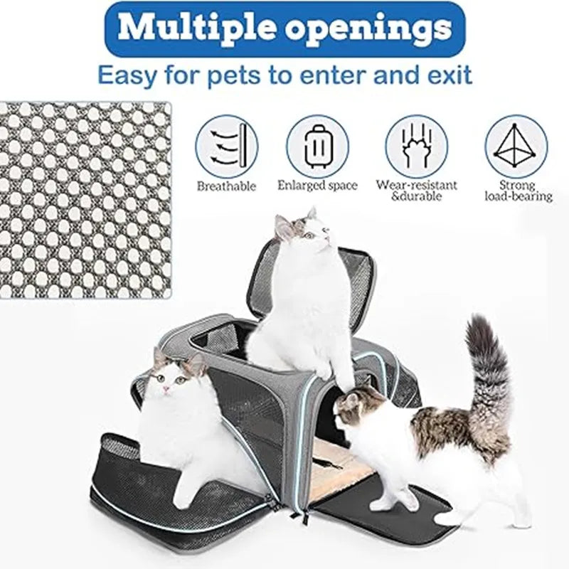 Pet Carriers Backpack-Portable Breathable Foldable Bag for Cats, Dogs, and other Pets