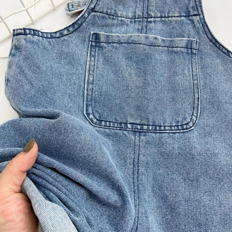 Overalls Solid Brief Style - Denim