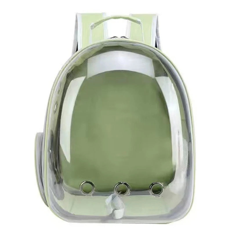 Pet Carrier/Backpacks: Transparent "Space capsules"