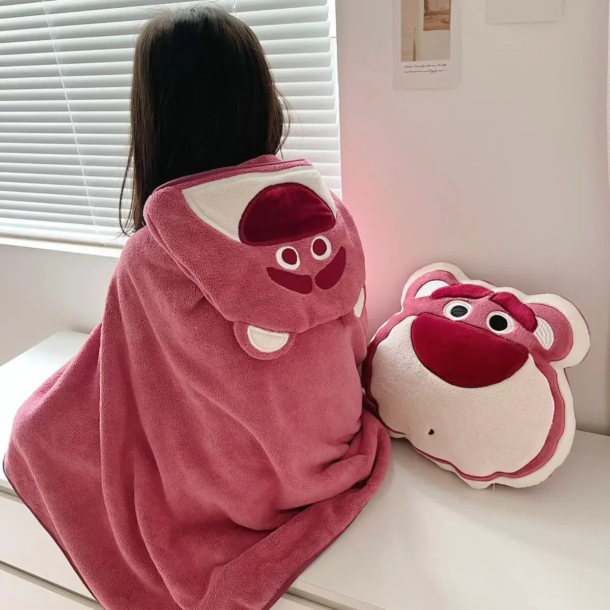 Cartoon Themed Hooded Bath Towel for Children